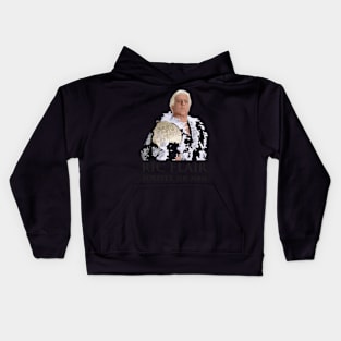 Ric Flair Tribute - dusty rhodes wrestling wwe macho man stone cold steve austin nwo bret hart razor ramon andre the giant four horsemen Kids Hoodie